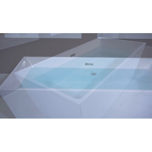 WoodBridge Freestanding Bathtub BTA1512 Wayfair Canada